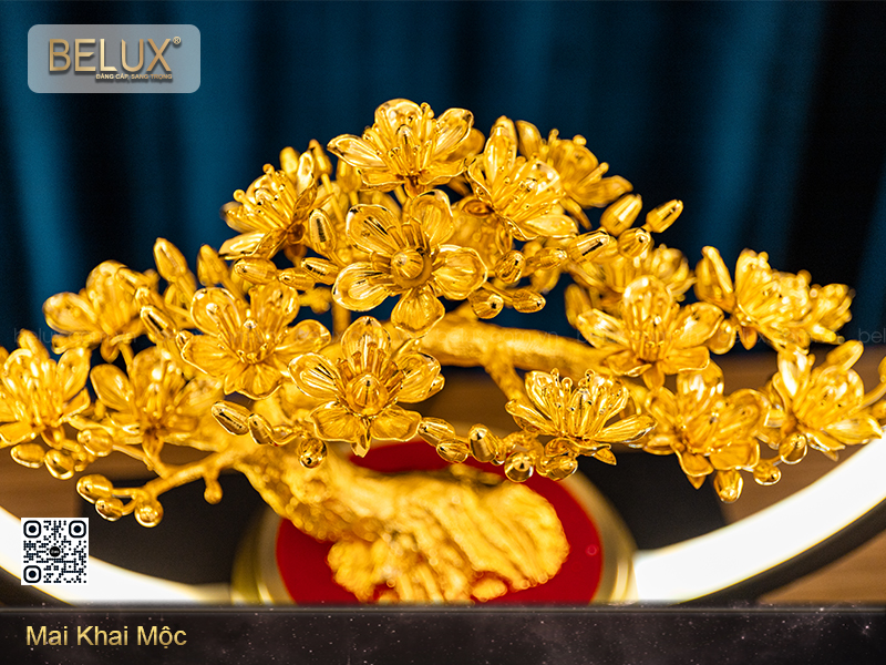 Mai khai mộc mạ vàng 24k&nbsp;